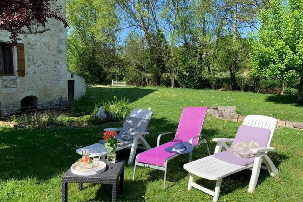 Gite Moulin De Lausseignan Barbaste Exteriér fotografie